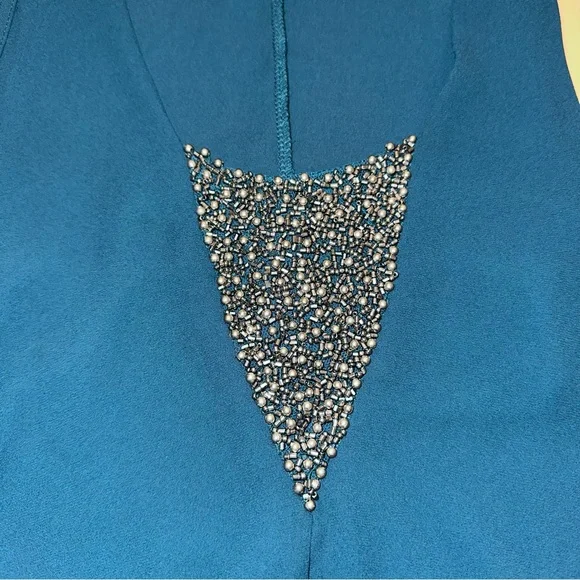 Astr teal tank top - Picture 3 of 6